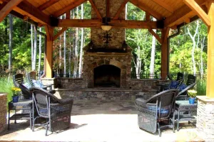 The outdoor living room